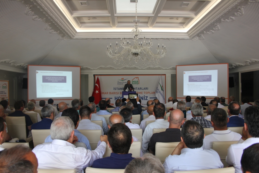 İstanbul Muhtarları İmar Barışı Bilgilendirme Toplantısı gerçekleşti.