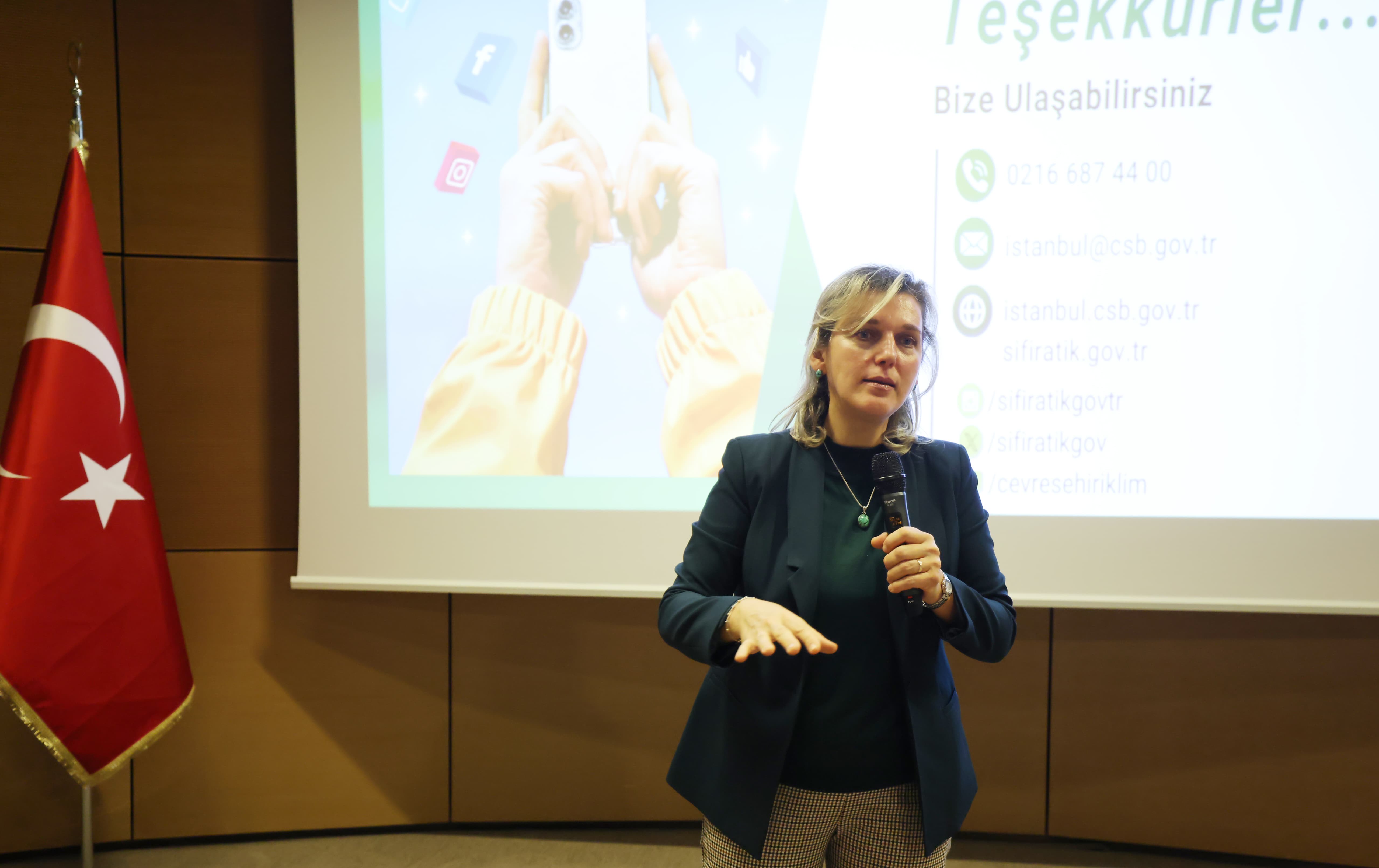 Sıfır Atık Şube Müdürlüğümüz, Küçükçekmece Belediyesi Ev Sahipliğinde 300 Ve Üzeri Konuta Sahip Sitelerin Yöneticilerine Yönelik Eğitim Düzenledi.