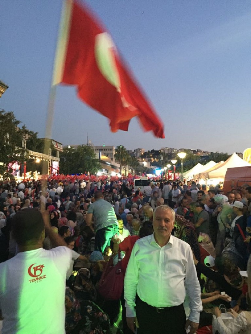 15 Temmuz Şehitlerini Anma, Demokrasi ve Milli Birlik Gününde Konak Meydanındaydık.