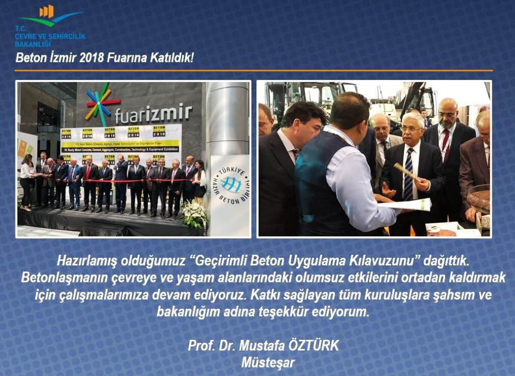 BETON İZMİR 2018 FUARINA KATILDIK