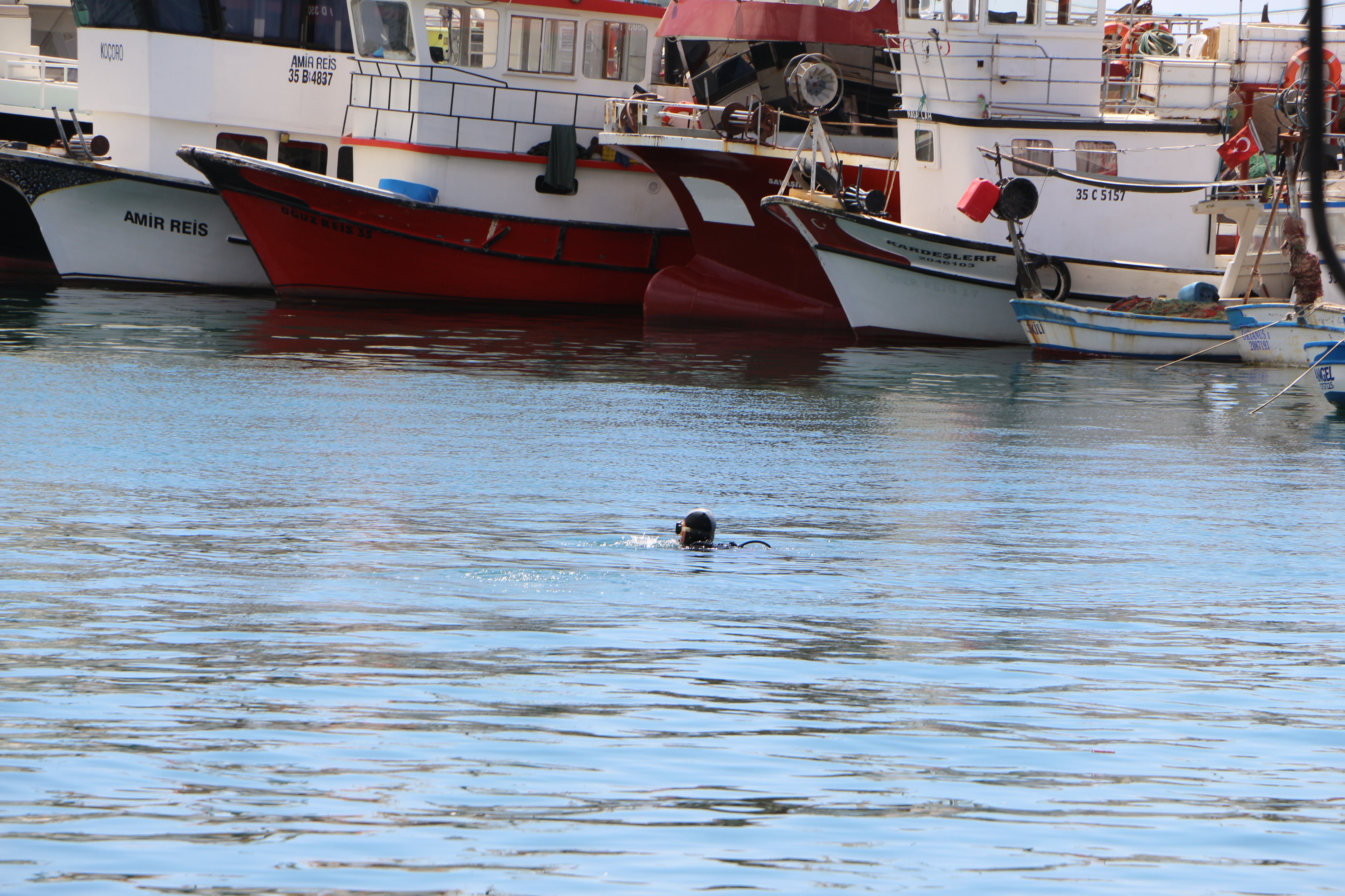 Dikili Balıkçı Barınağında Deniz ve Kıyı Temizliği Yapıldı