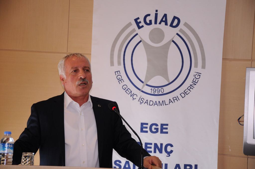 Ege Genç İş Adamları Derneği (EGİAD)  tarafından düzenlenen toplantıya İl Müdürümüz konuşmacı olarak katılmıştır.