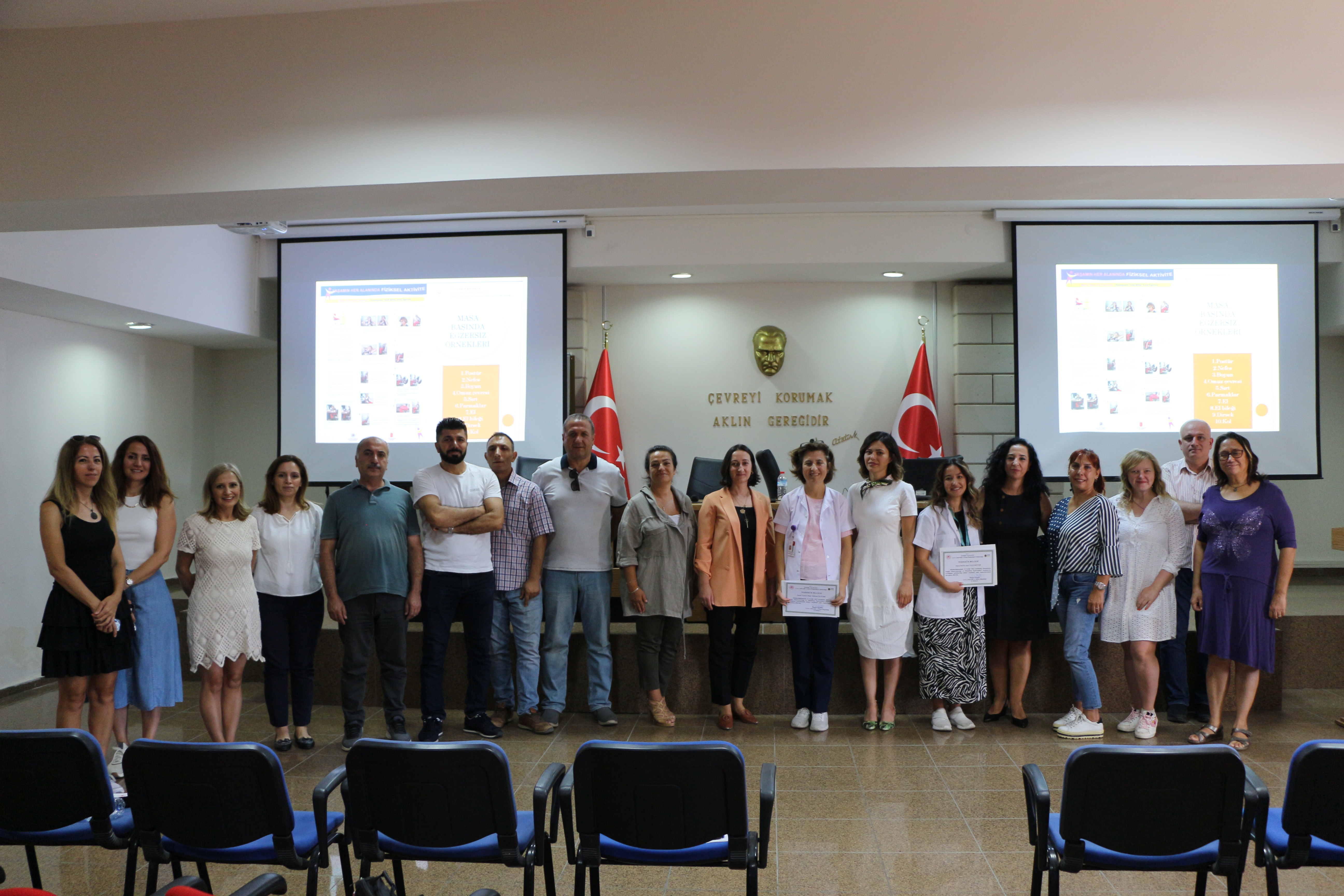 İl Müdürlüğümüzde Sağlık Okuryazarlığı ve Masabaşı Egzersizleri Semineri Yapıldı