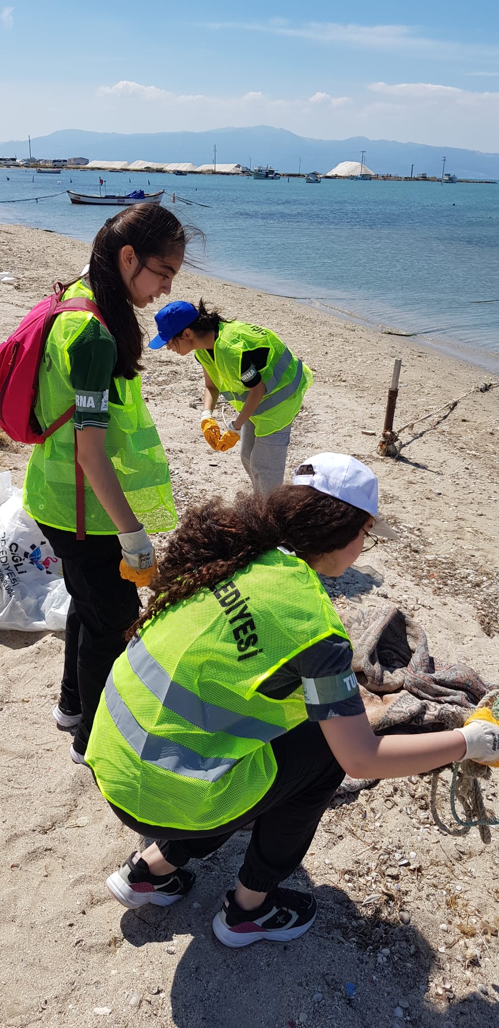 İzmir Kuş Cenneti Homa Dalyanı'nda Deniz, Kıyı Temizliği Etkinliği