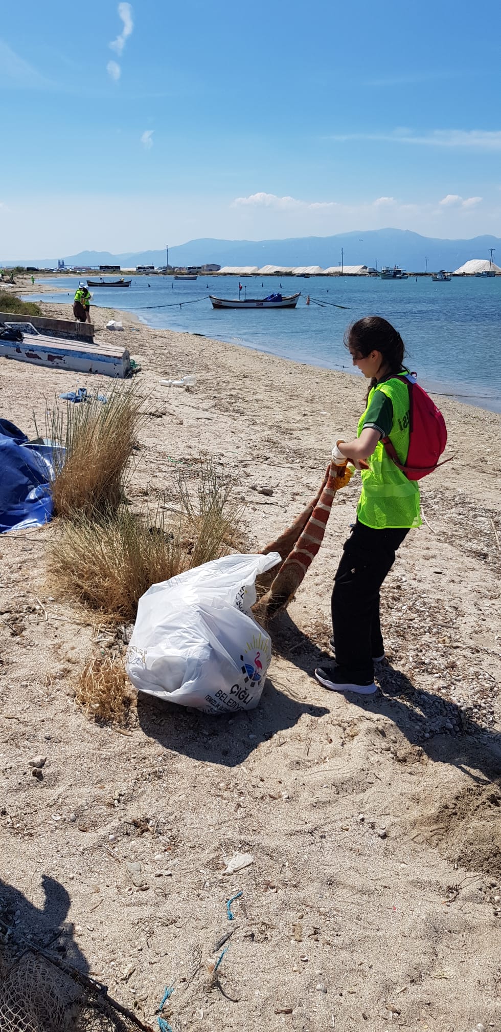 İzmir Kuş Cenneti Homa Dalyanı'nda Deniz, Kıyı Temizliği Etkinliği