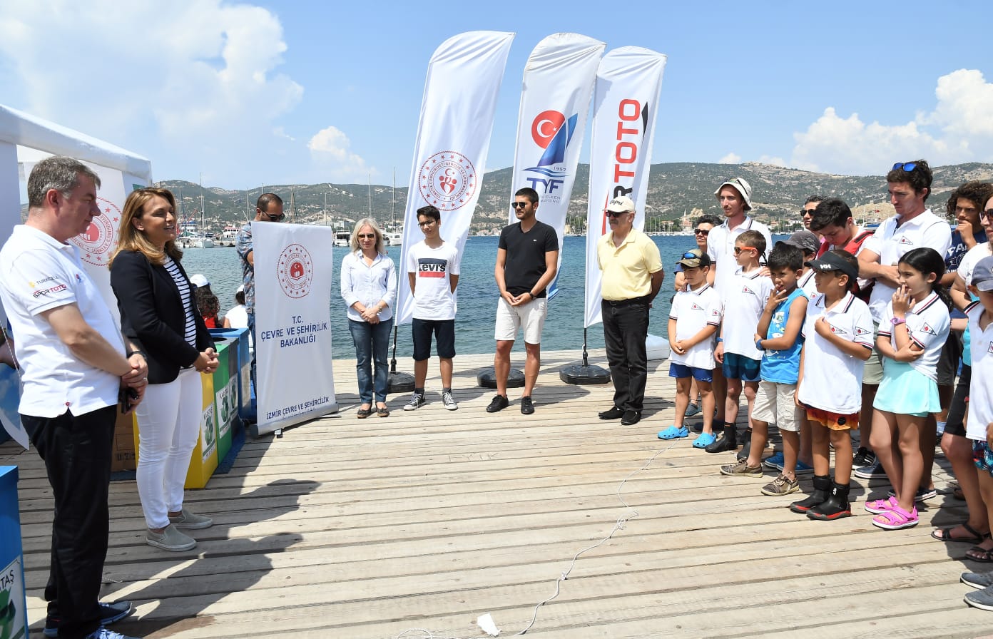 Türkiye Yelken Federasyonu Başkanlığı ile SIFIR ATIK MAVİ projesi kapsamında  etkinlik düzenlendi