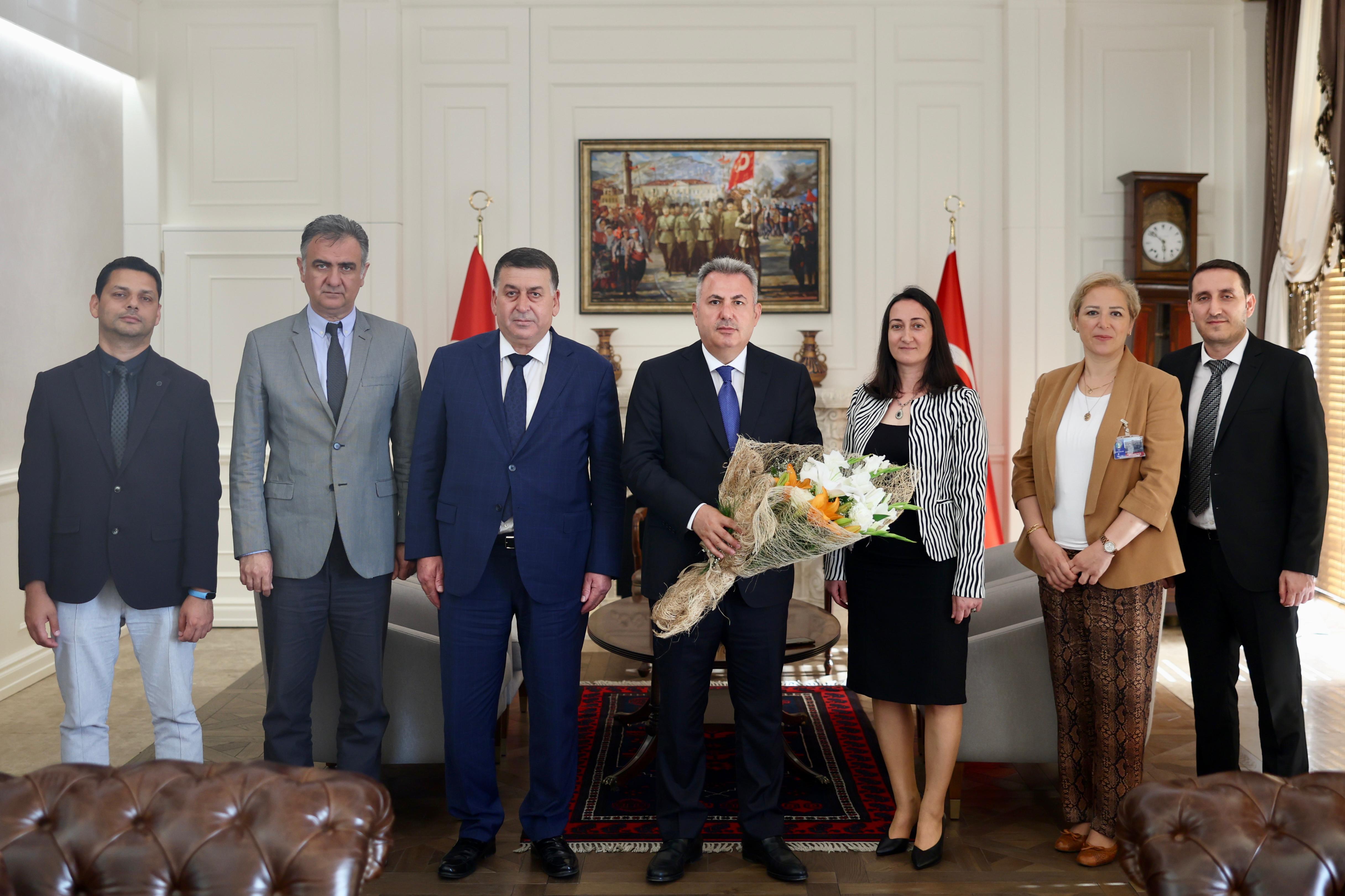 Valimiz Sayın Dr.Süleyman ELBAN makamında ziyaret edildi