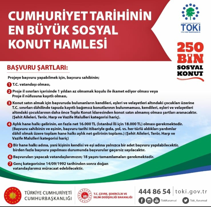 250 BİN KONUT