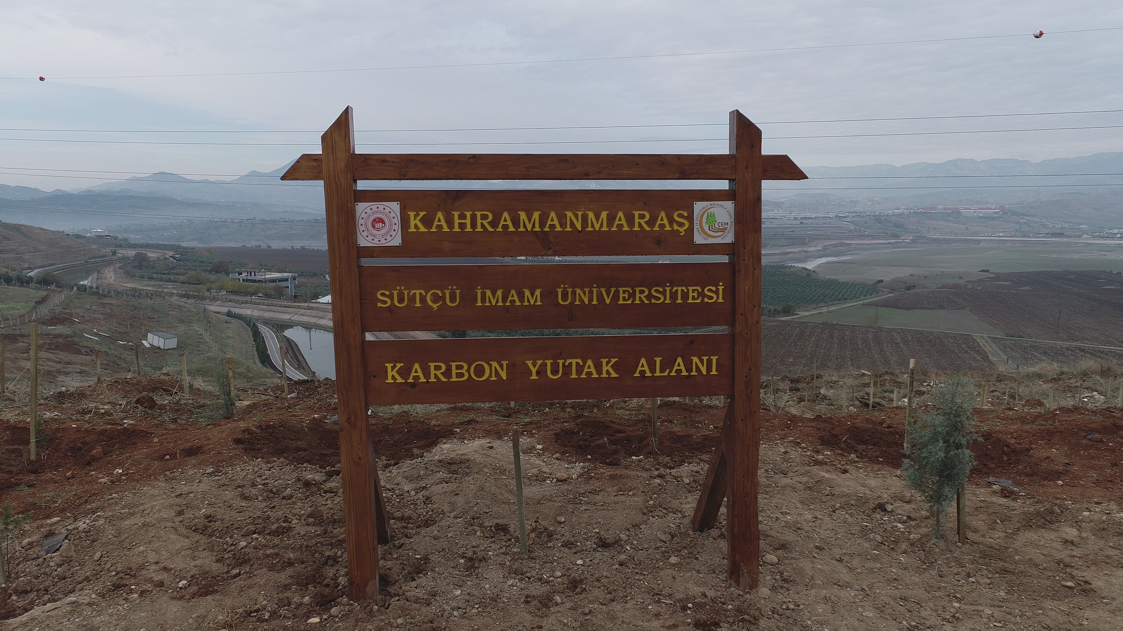 KSÜ KARBON YUTAK ALANI TESİSİ FAALİYETE GEÇMİŞTİR