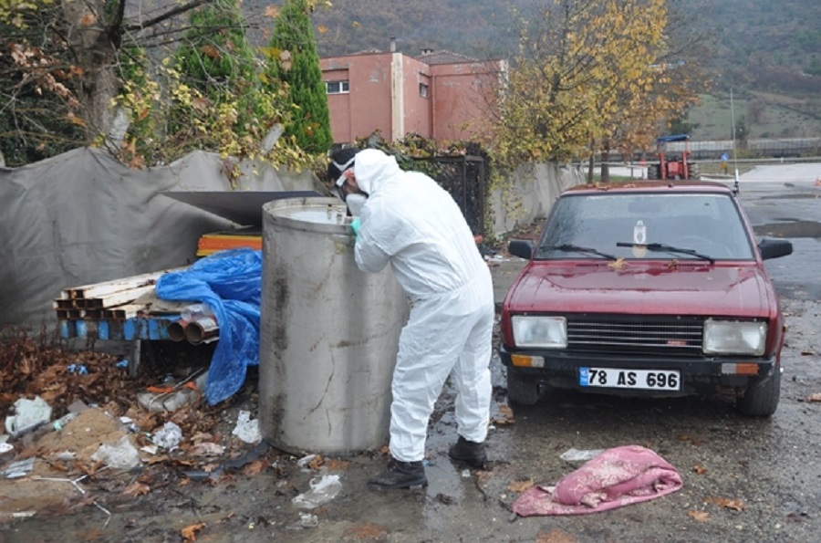 Yenice İlçesinde Varil Kazası