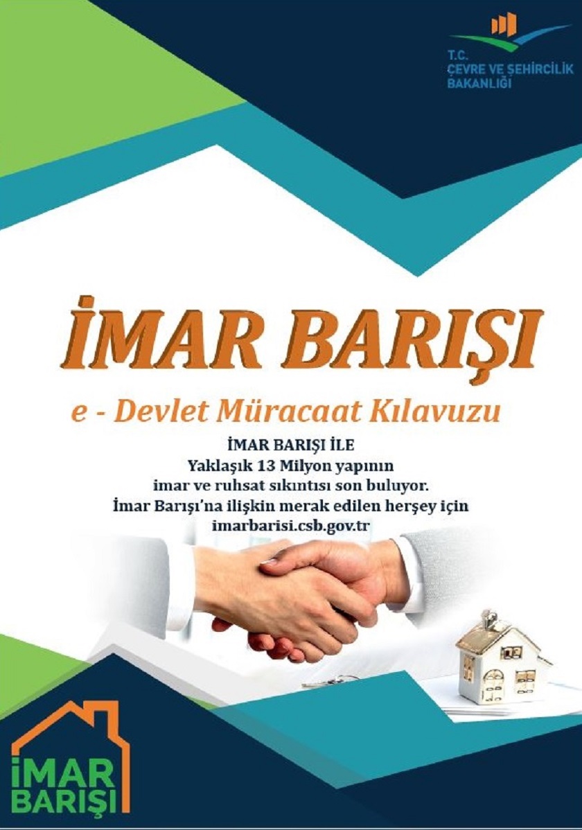 İMAR BARIŞI 2018 MÜRACAATLARI BUGÜN BAŞLADI