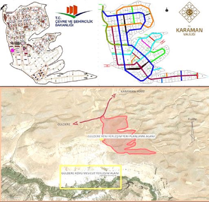 KARAMAN MERKEZ GÜLDERE KÖYÜ YENİ YERLEŞİM ALANI İSKAN ÇALIŞMASI (KÖY TAŞIMA) İŞİ İHALESİ YAPILACAKTIR.