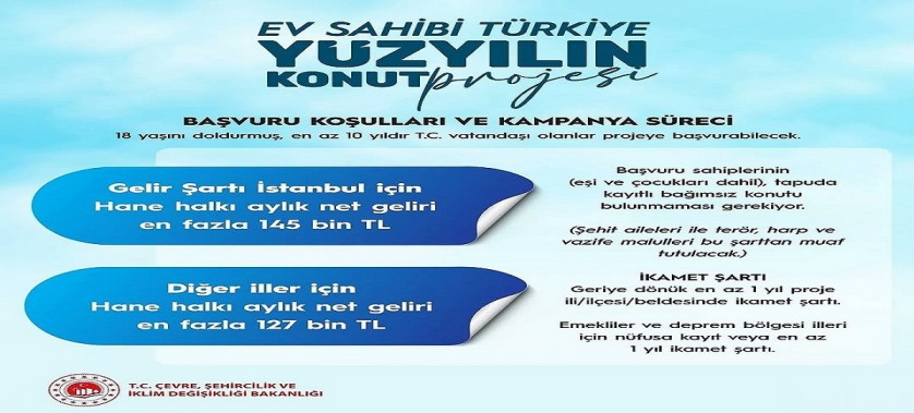 81 ilimizde 500.000 yeni sosyal konut ile milletimizi TOKİ güvencesiyle sağlam yuvalara kavuşturacak Yüzyılın Konut Projemizin detayları.