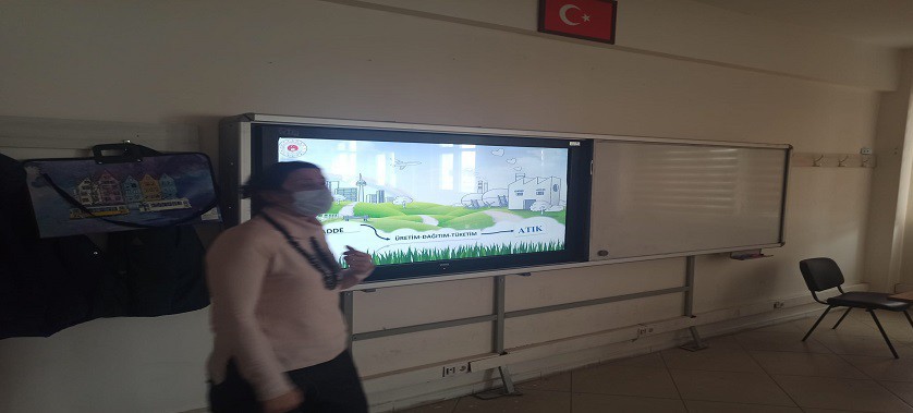 İl Müdürlüğümüz ve TAP Derneği ile birlikte yapılan okullarda atık pil toplama yarışmasında, ödül hak eden Cevriye TATİŞ Ortaokulu ziyaret edilerek, okul öğrencilerine sıfır atık eğitimi verilmiş, Çevre ve Çocuk dergisi dağıtılmış ve satranç takımı ödülü