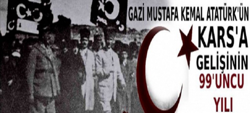 Türkiye Cumhuriyeti'nin kurucusu büyük önder Gazi Mustafa Kemal Atatürk'ün Kars'a gelişinin 101. yıldönümü kutlu olsun.