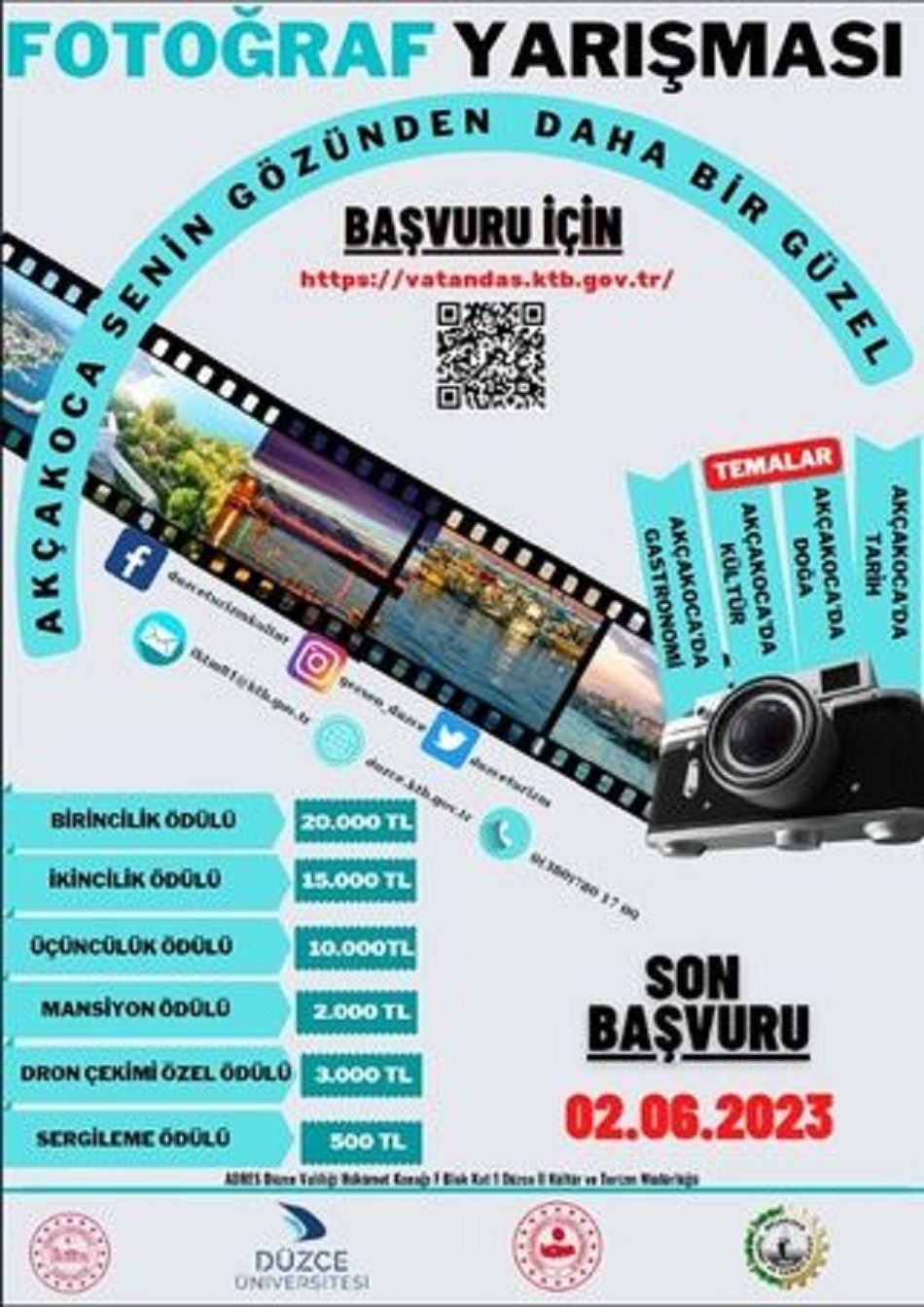 ''AKÇAKOCA SENİN GÖZÜNDEN DAHA BİR GÜZEL''  FOTOĞRAF YARIŞMASI