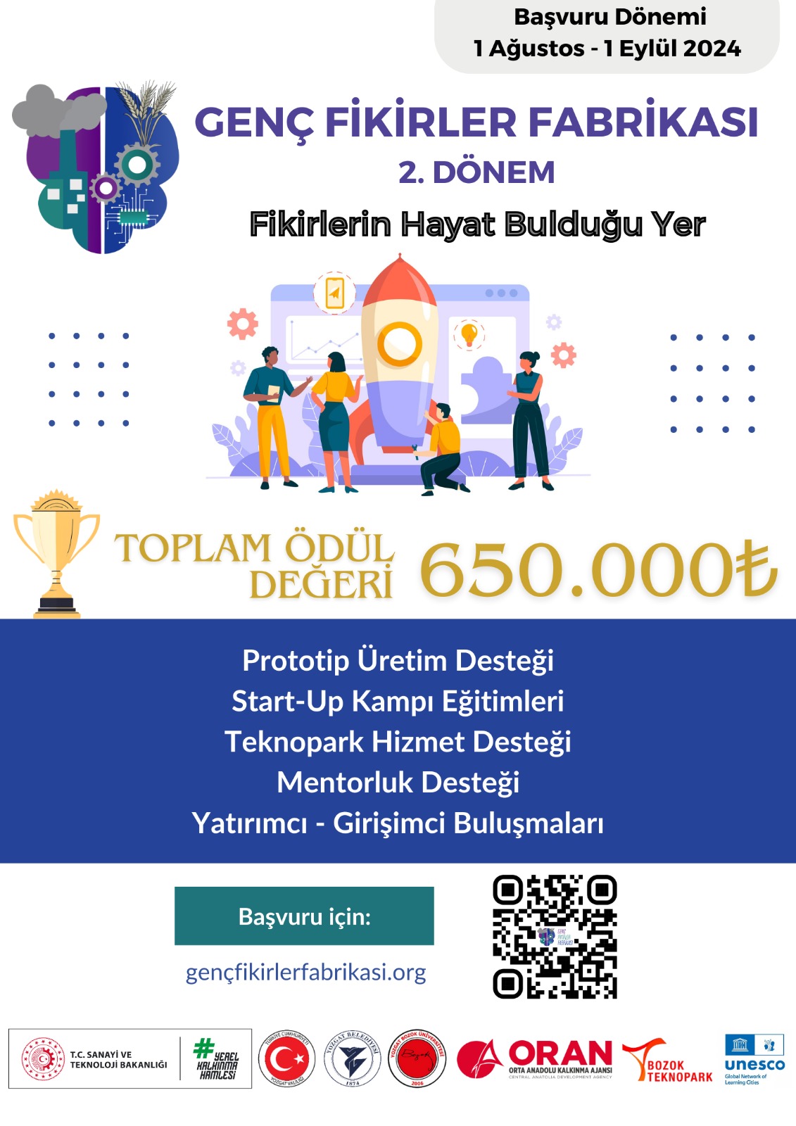 Genç Fikirler Fabrikası  Yarışması Düzenlendi