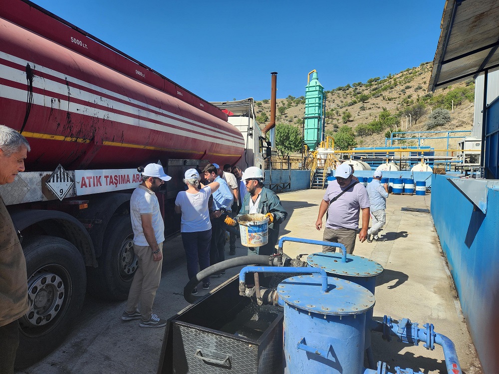 CMK Geri Kazanım Atık Yağ Rafinasyon Tesisinde Deneme Üretimi