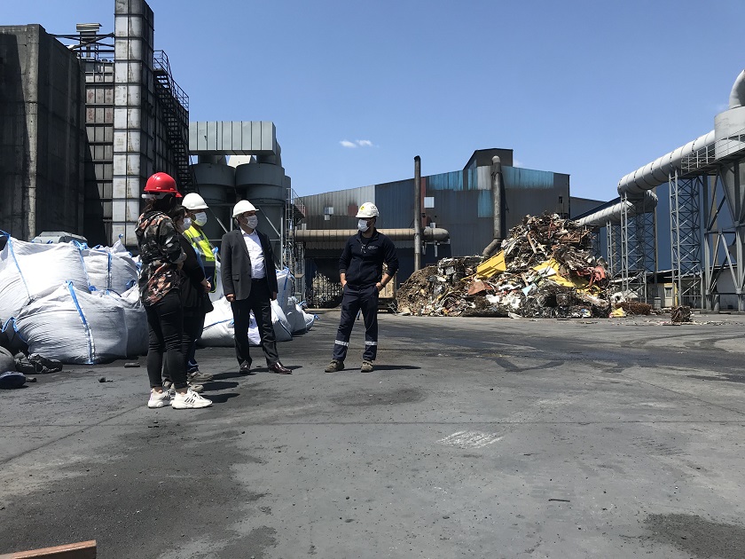 Kırıkkale Demir ve Çelik Fabrikasında İncelemelerde Bulunduk