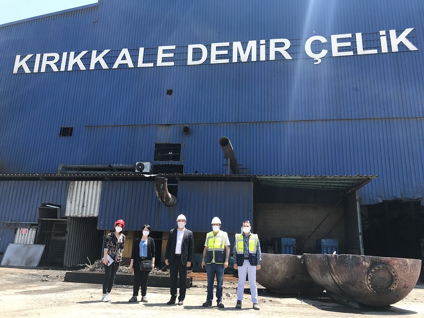 Kırıkkale Demir ve Çelik Fabrikasında İncelemelerde Bulunduk