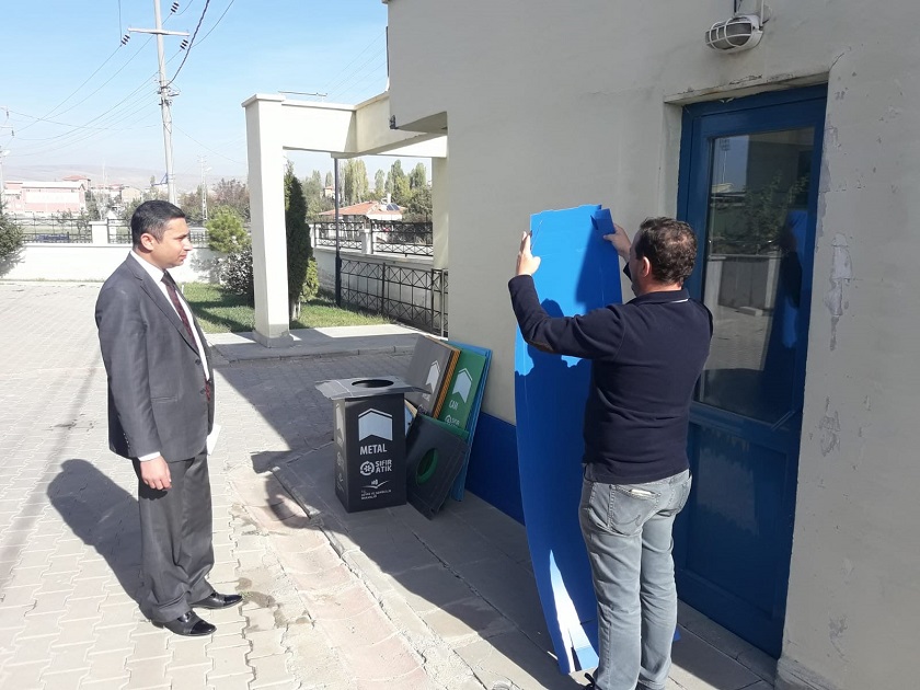 Sıfır Atık Projesi İç Mekan Kutuları Dağıtımı Yapıldı