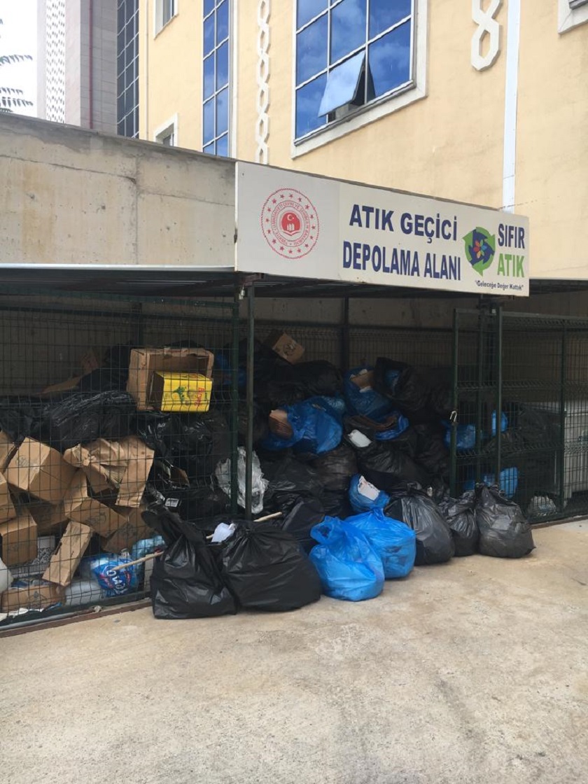 Sıfır Atık Uygulaması Kapsamında 6 Ay İçeresinde 14,5 Ton Geri Dönüştürülebilir Atık Toplanmıştır