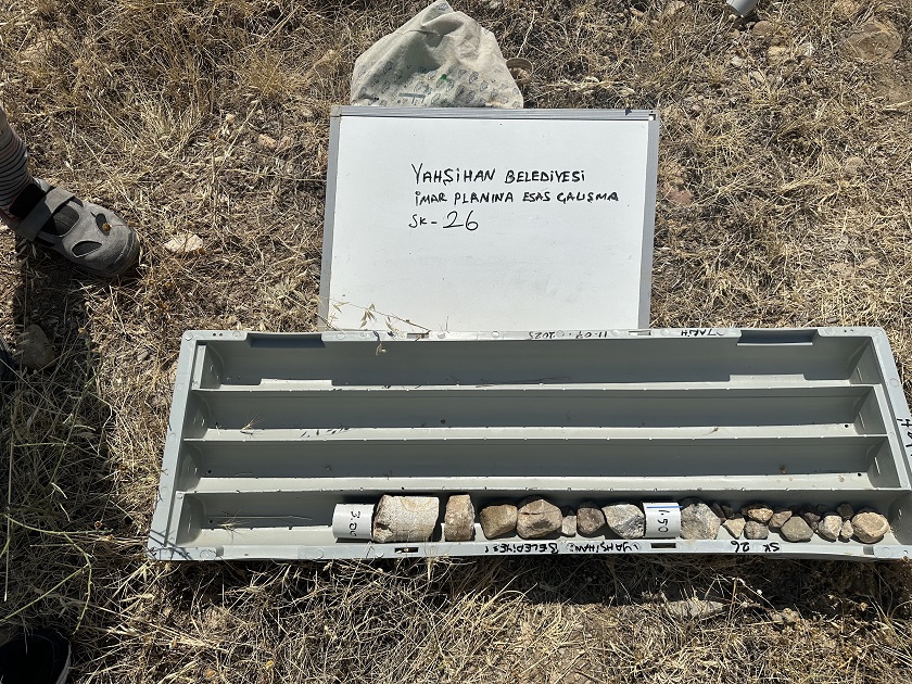 Yahşihan İmar Planına Esas Jeolojik-Jeoteknik Etüt İşi Arazi Kontrolü Sağlandı