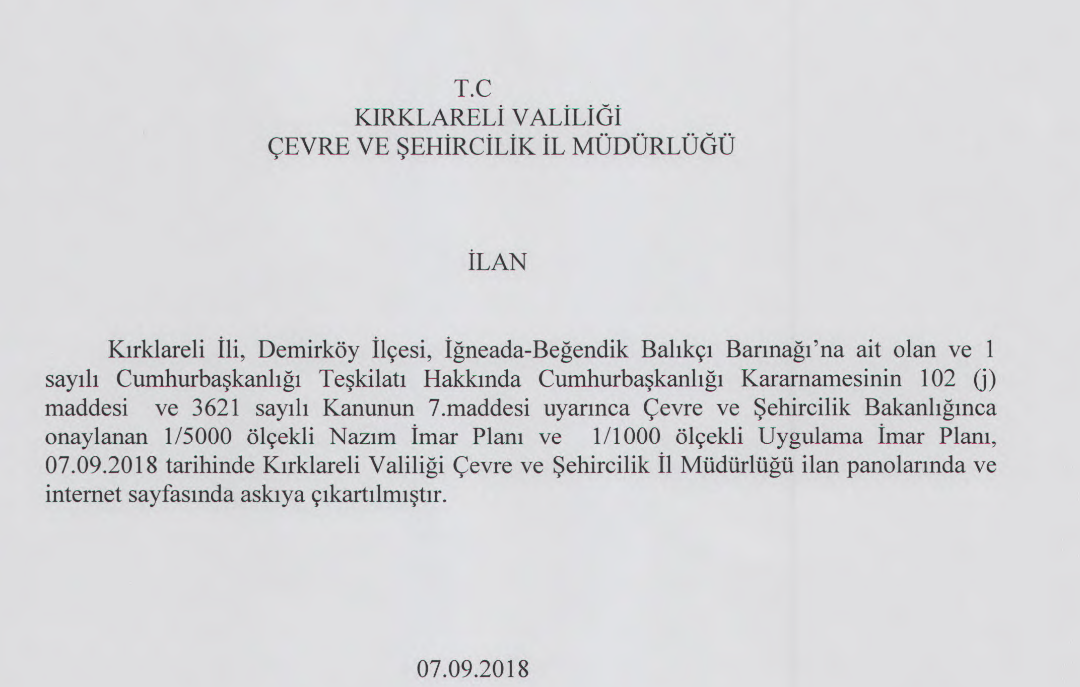KIRKLARELİ İli, Demirköy İlçesi, İğneada-Beğendik