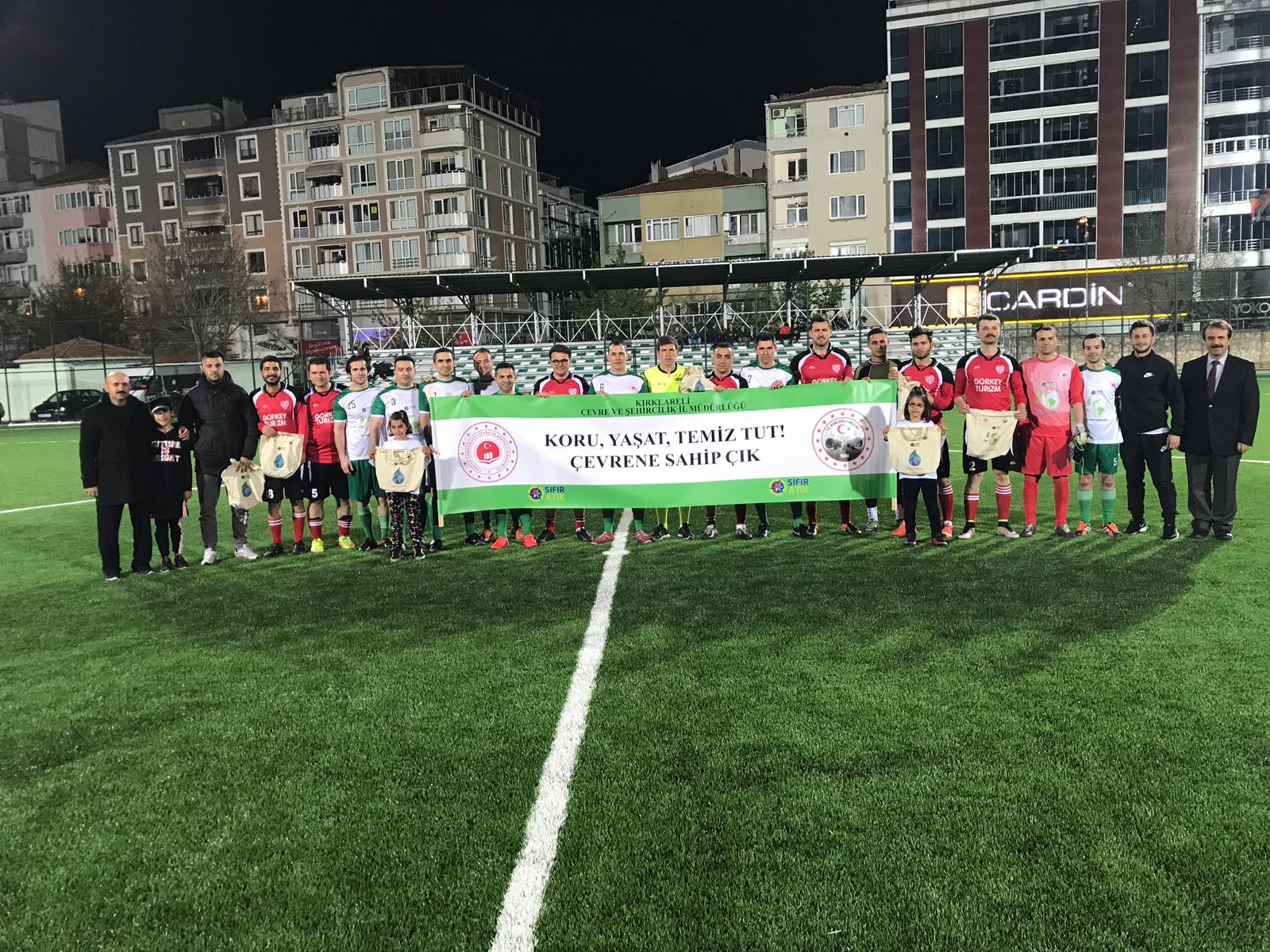 İlimizde Başlatılan Kurumlar Arası Futbol Turnuvasında 