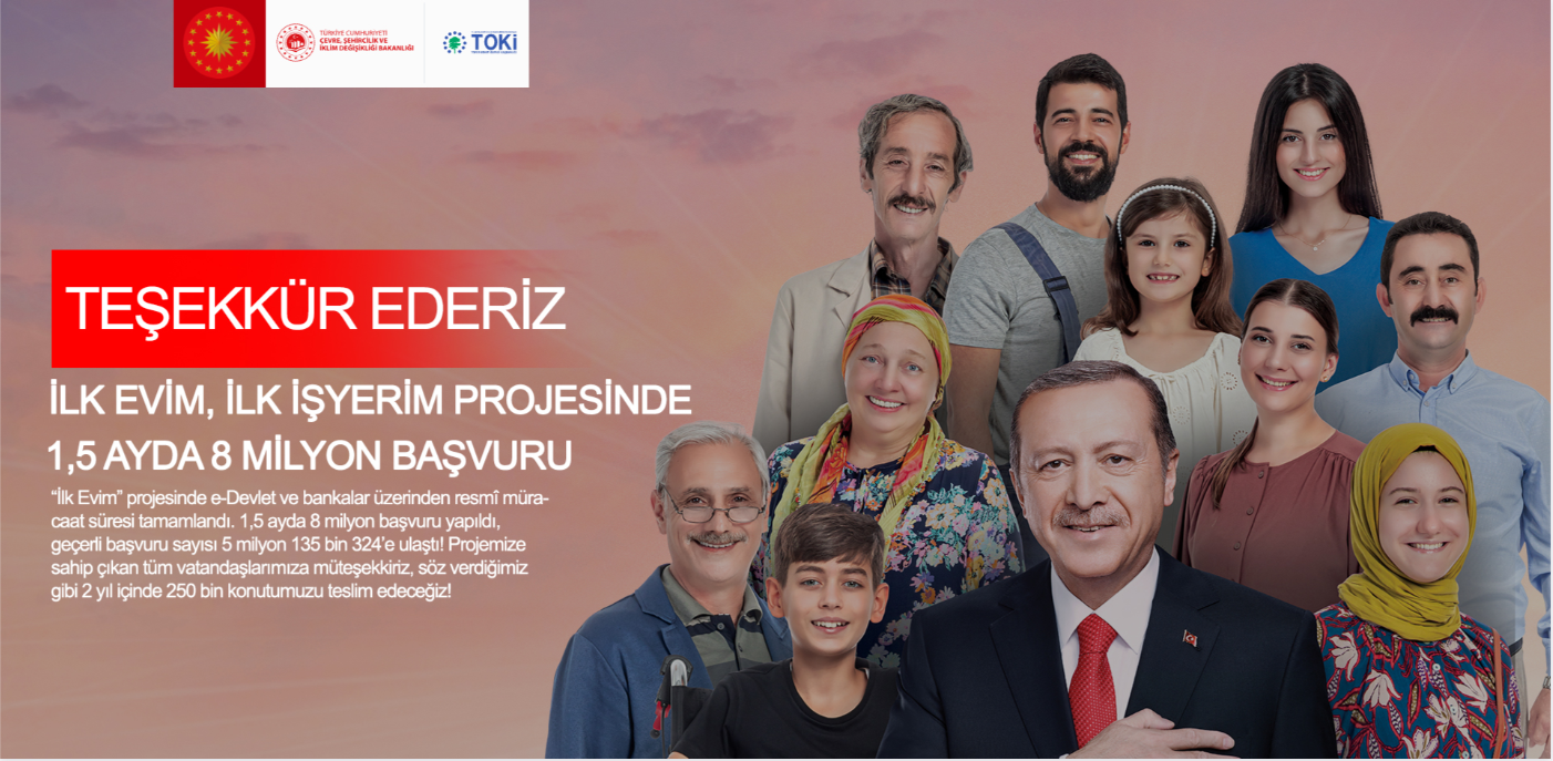 CUMHURİYET TARİHİNİN EN BÜYÜK SOSYAL KONUT HAMLESİ