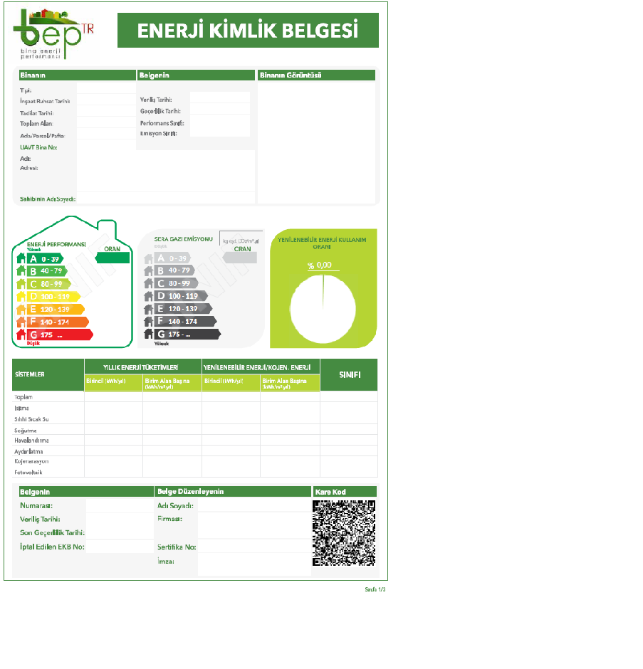 İl Müdürlüğümüz Personeli Tarafından EKB Uzmanlarının Düzenlediği Enerji Kimlik Belgeleri(EKB) İncelenmektedir.