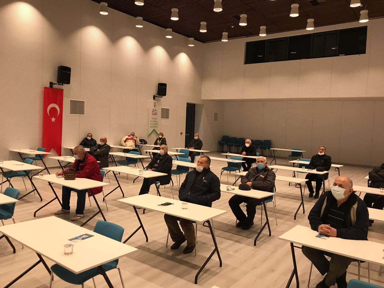 İlimiz Merkez İlçe  dahil tüm ilçelerde görevli muhtarlara mahallelerindeki bütün binalara en yakın 3 adet Afet ve Acil Toplanma Alanını  bilinirliğinin arttırılması amacıyla  toplantılar düzenlenmiştir.