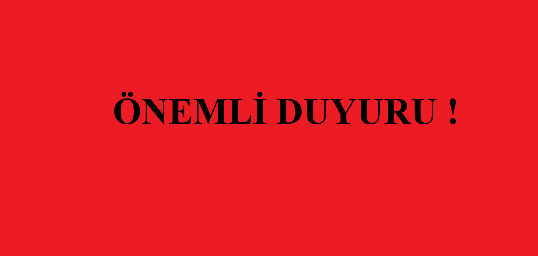 İMAR BARIŞI ÖNEMLİ DUYURU