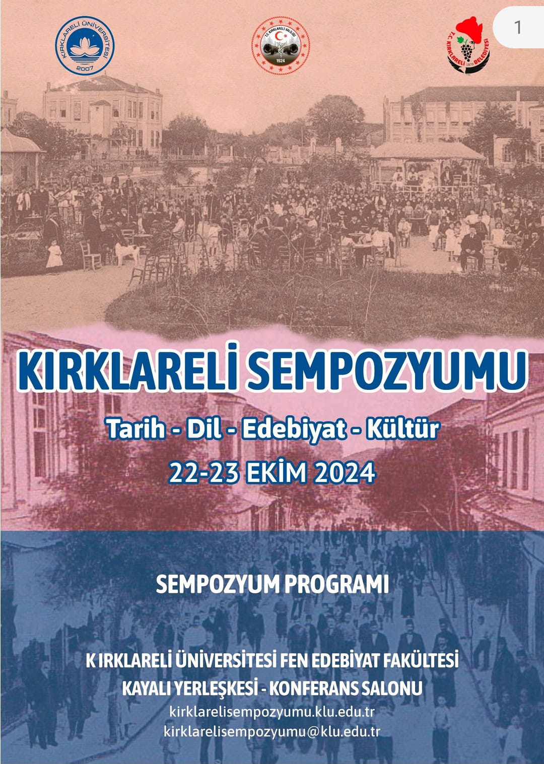 Kırklareli Sempozyumu'na katılım sağladık