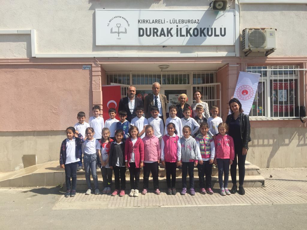 SIFIR ATIK PROJESİ KAPSAMINDA LÜLEBURGAZ DURAK İLKOKULU ÖĞRENCİLERİNE ÇEVRE VE SIFIR ATIK KONULU SUNUM YAPILDI