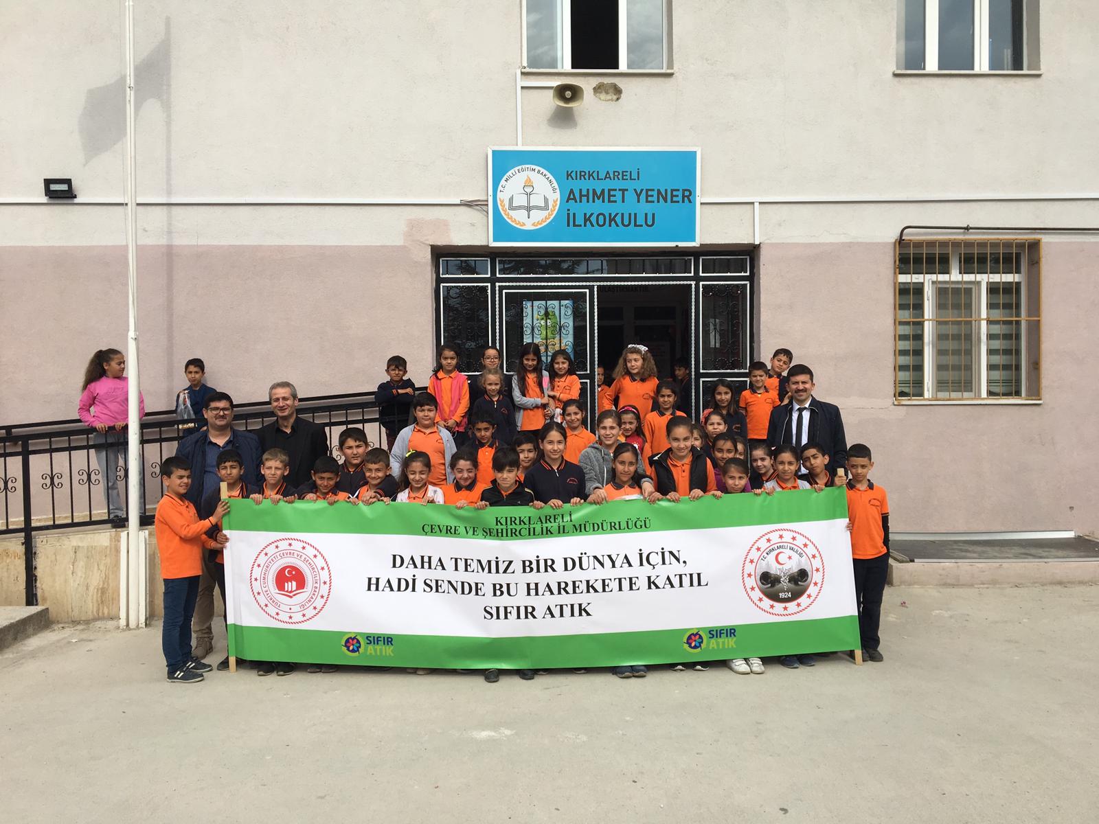 SIFIR ATIK PROJESİ KAPSAMINDA KIRKLARELİ AHMET YENER ORTAOKULU VE İLKOKULU ÖĞRENCİLERİNE ÇEVRE VE SIFIR ATIK KONULU SUNUM YAPILDI