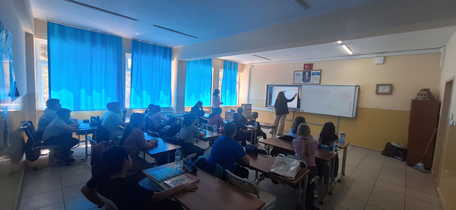 Sıfır atık ve geri dönüşüm konularında eğitimlerimiz devam ediyor.