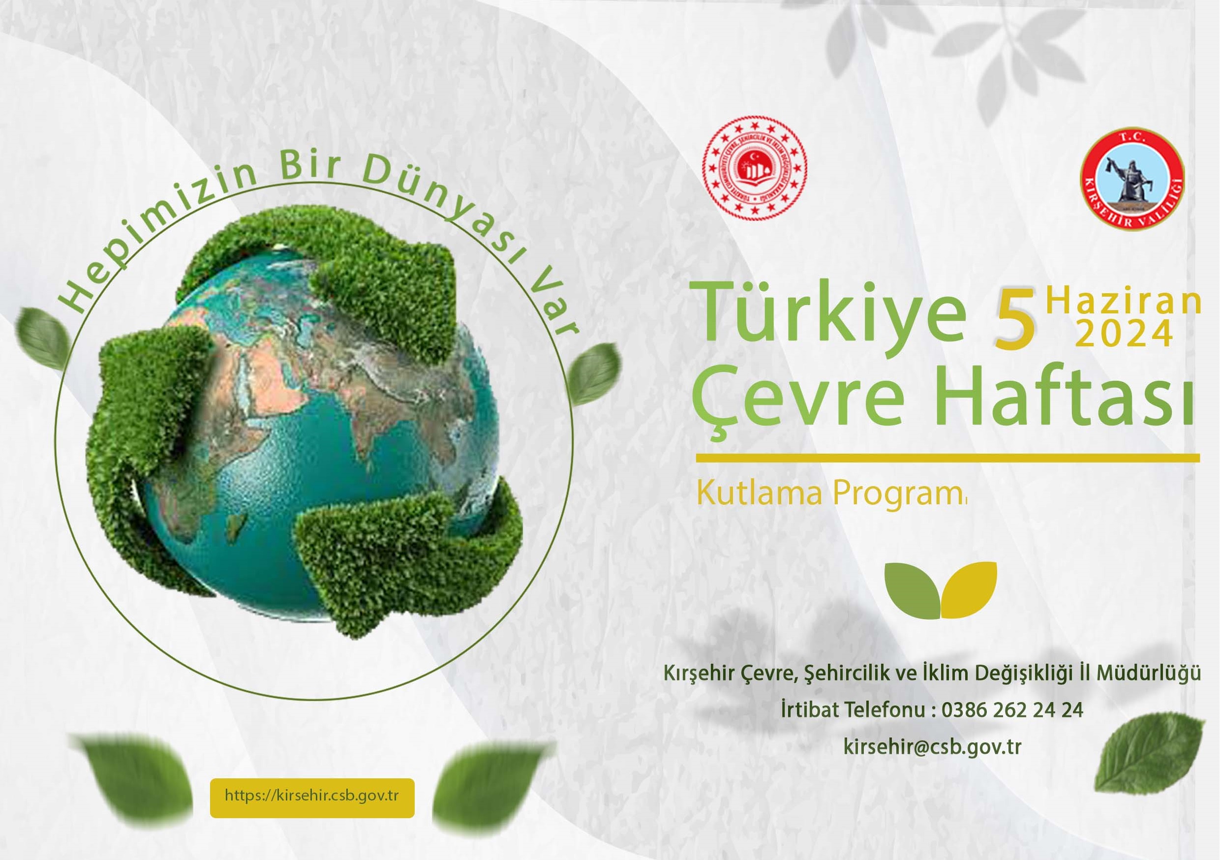 05 Haziran 2024 Çevre Haftası Kutlama Programı