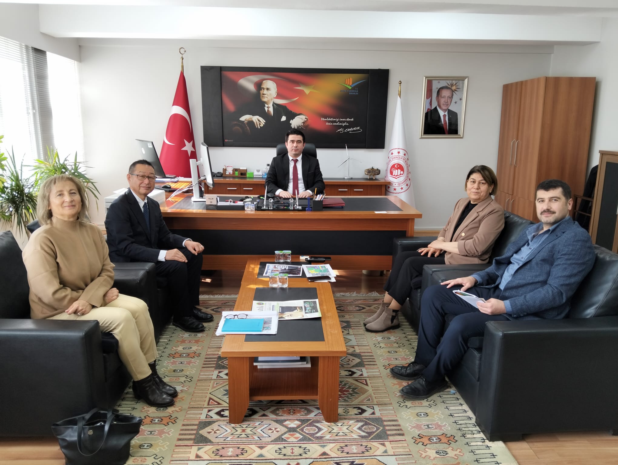 Japon Anadolu Arkeoloji Enstitüsü’nden İl Müdürlüğümüze Ziyaret.