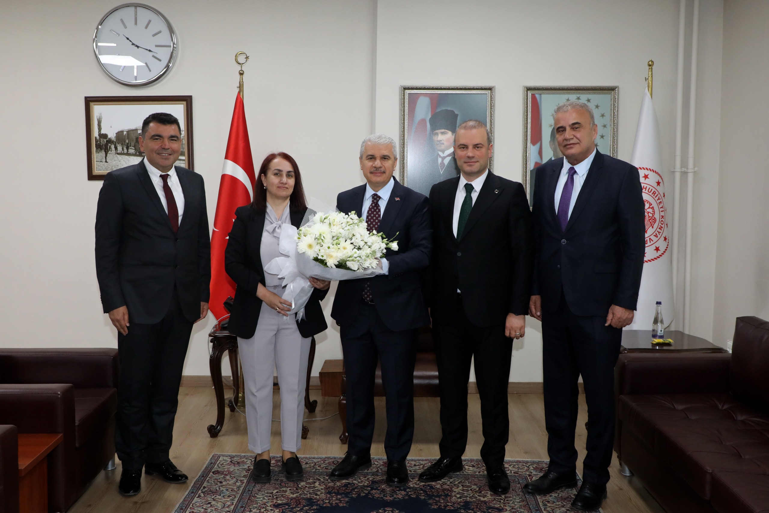 İl Müdürümüz Sayın Fatih AYAZ ,Çevre Haftası Kapsamında Sayın Valimiz İbrahim AKIN’ı Makamında Ziyaret Etti.