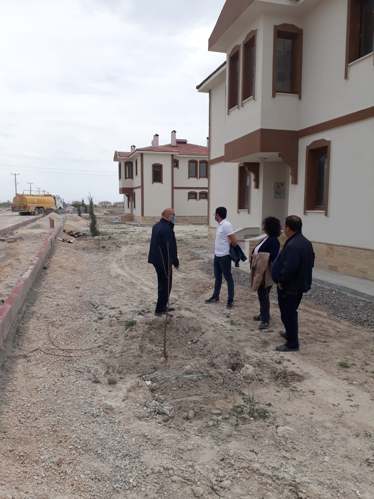 Konya Bozkır Barajı İskan Konutlarında Ağaçlandırma Çalışmaları