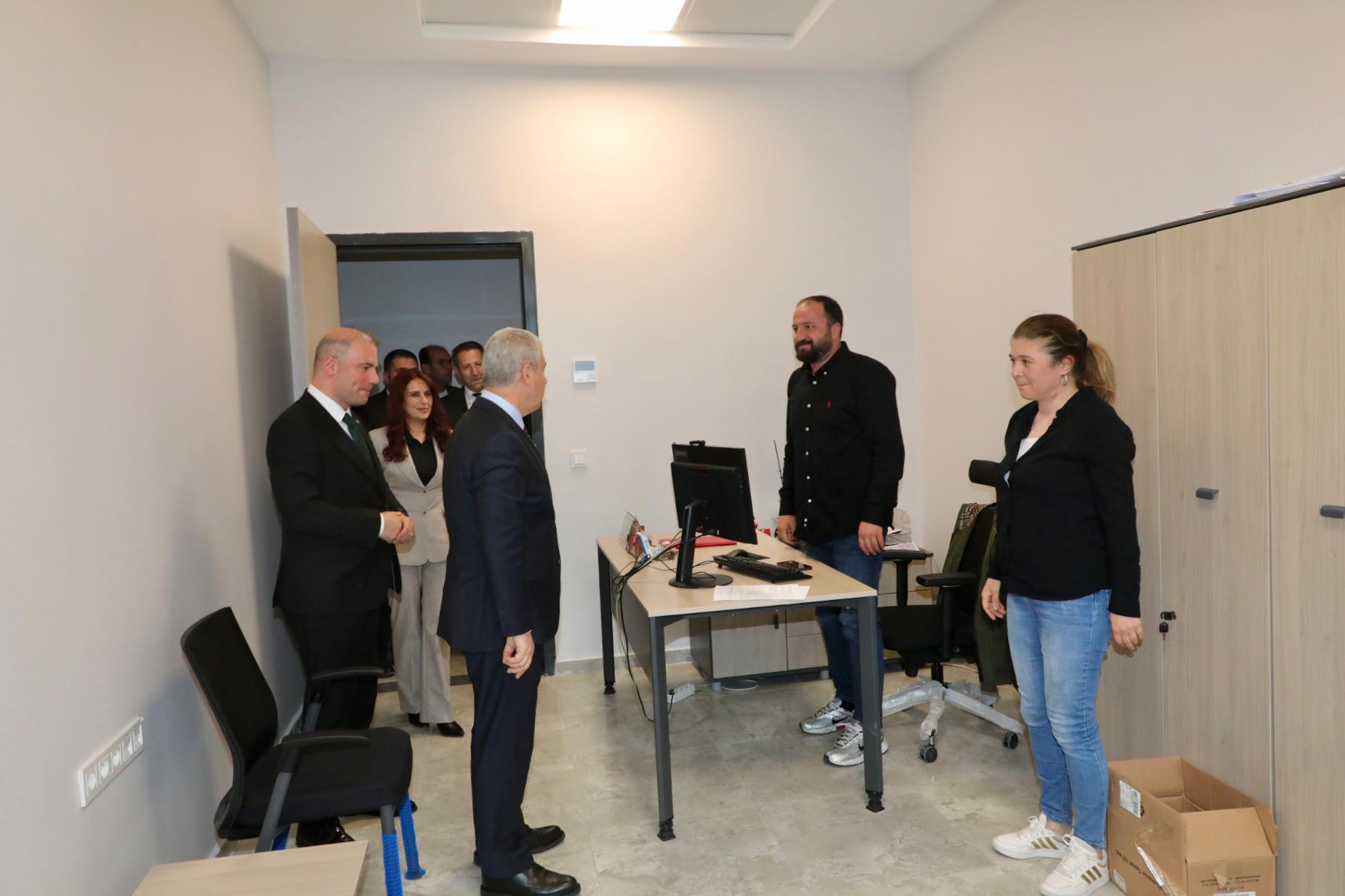 Sayın Valimiz İbrahim Akın, İl Müdürlüğümüz  Yeni Hizmet Binasını Ziyaret Etti.