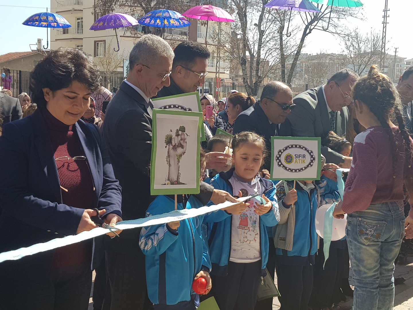 Sıfır Atık Projesi” kapsamında “Naylon poşet yerine bez torba kullanıyorum Etkinliği