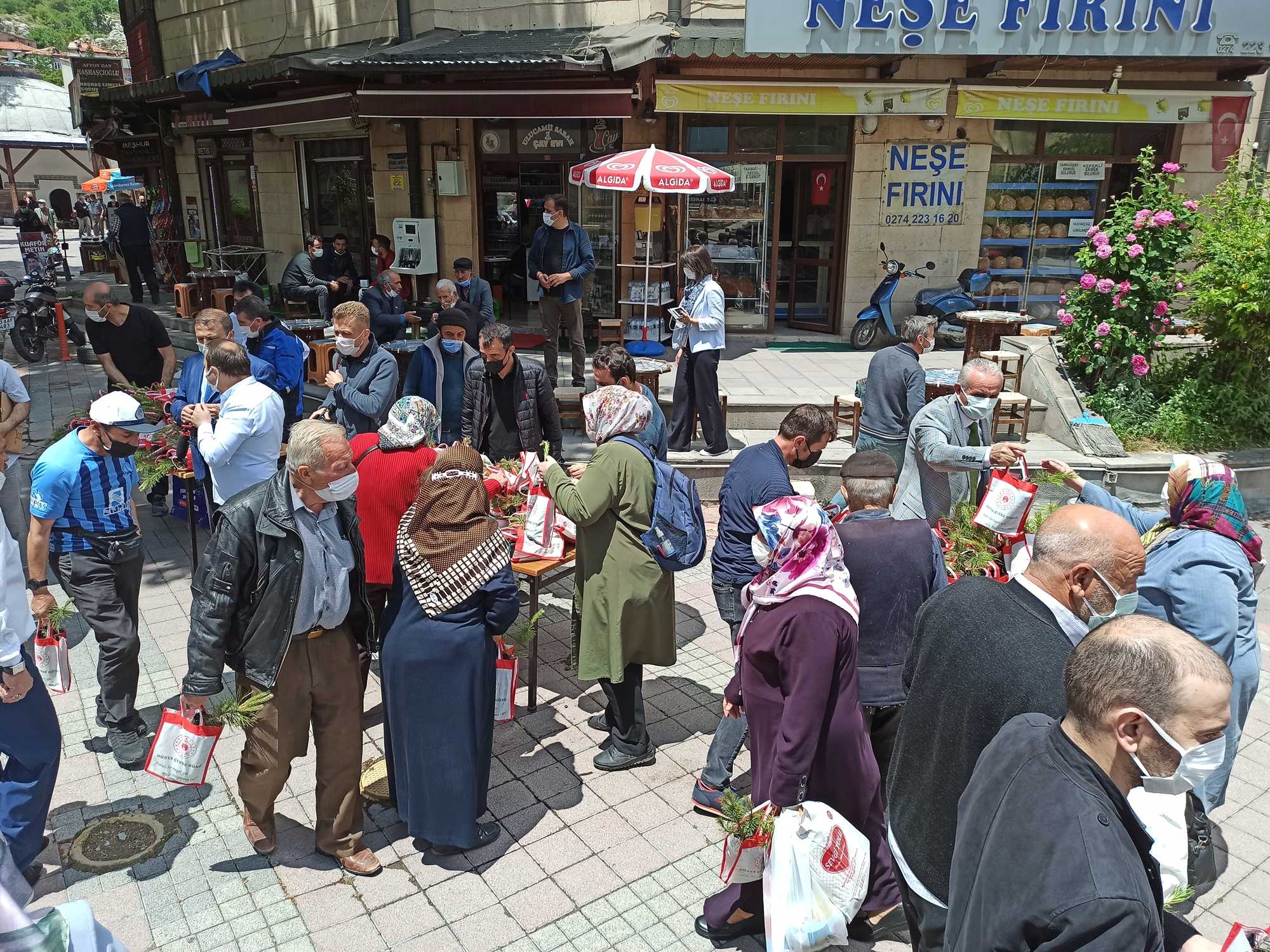 5 HAZİRAN DÜNYA ÇEVRE GÜNÜ ETKİNLİĞİ KAPSAMINDA İLİMİZDE 1000 ADET ÇAM FİDANI DAĞITILMIŞTIR.