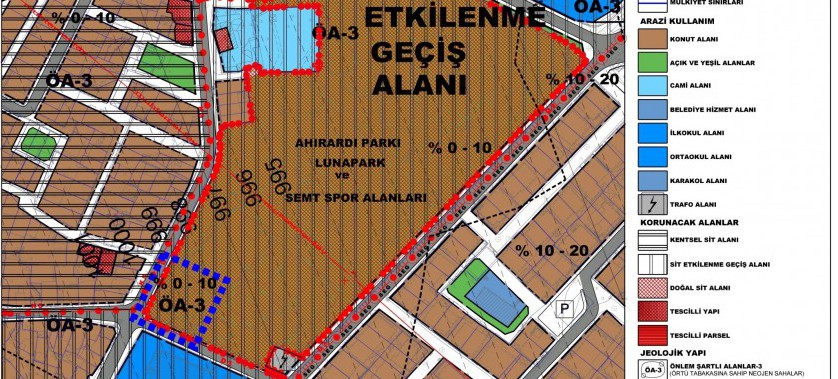 Kütahya Merkez Maltepe Parkı İmar Plan Değişikliği Hakkında İlan (Sağlık Tesis Alanı)