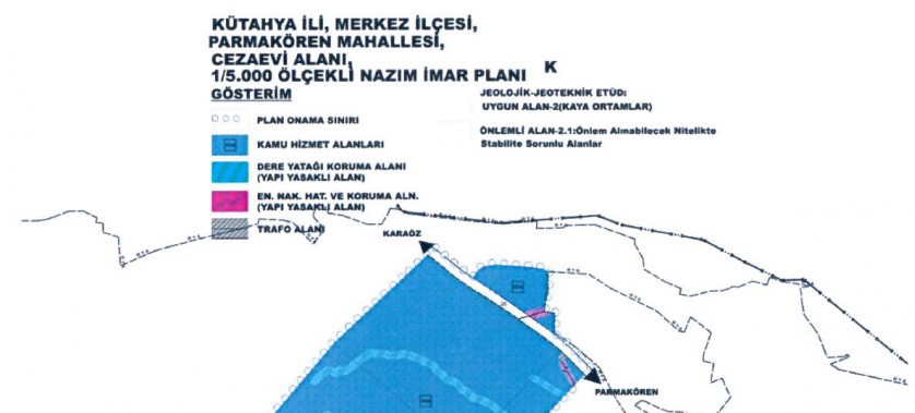 MERKEZ İLÇESİ, PARMAKÖREN MAH. “CEZA İNFAZ KURUMU ALANI” İMAR PLANI ONAYI