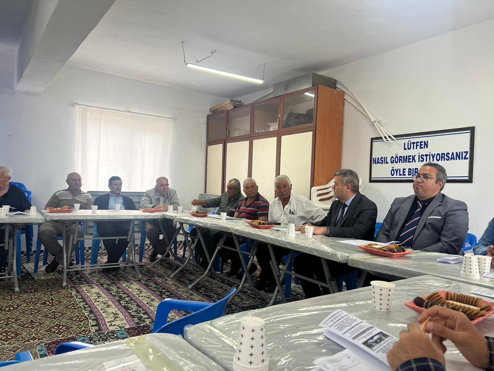 HALKIN BİLGİLENDİRİLMESİ VE SÜRECE KATILIM TOPLANTISI DÜZENLENDİ. (Kütahya İli Simav İlçesi Bademli Köyü).