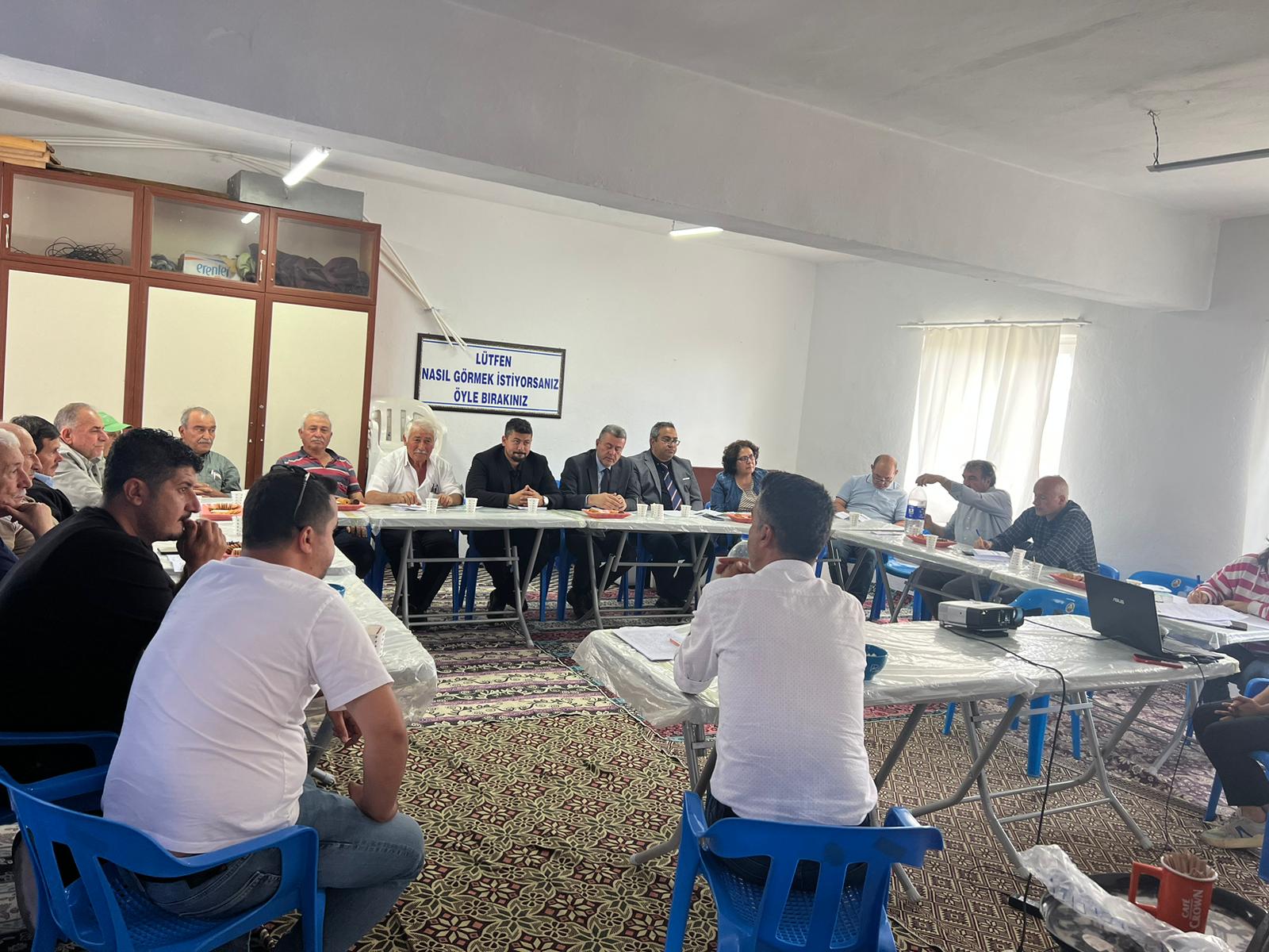 HALKIN BİLGİLENDİRİLMESİ VE SÜRECE KATILIM TOPLANTISI DÜZENLENDİ. (Kütahya İli Simav İlçesi Bademli Köyü).