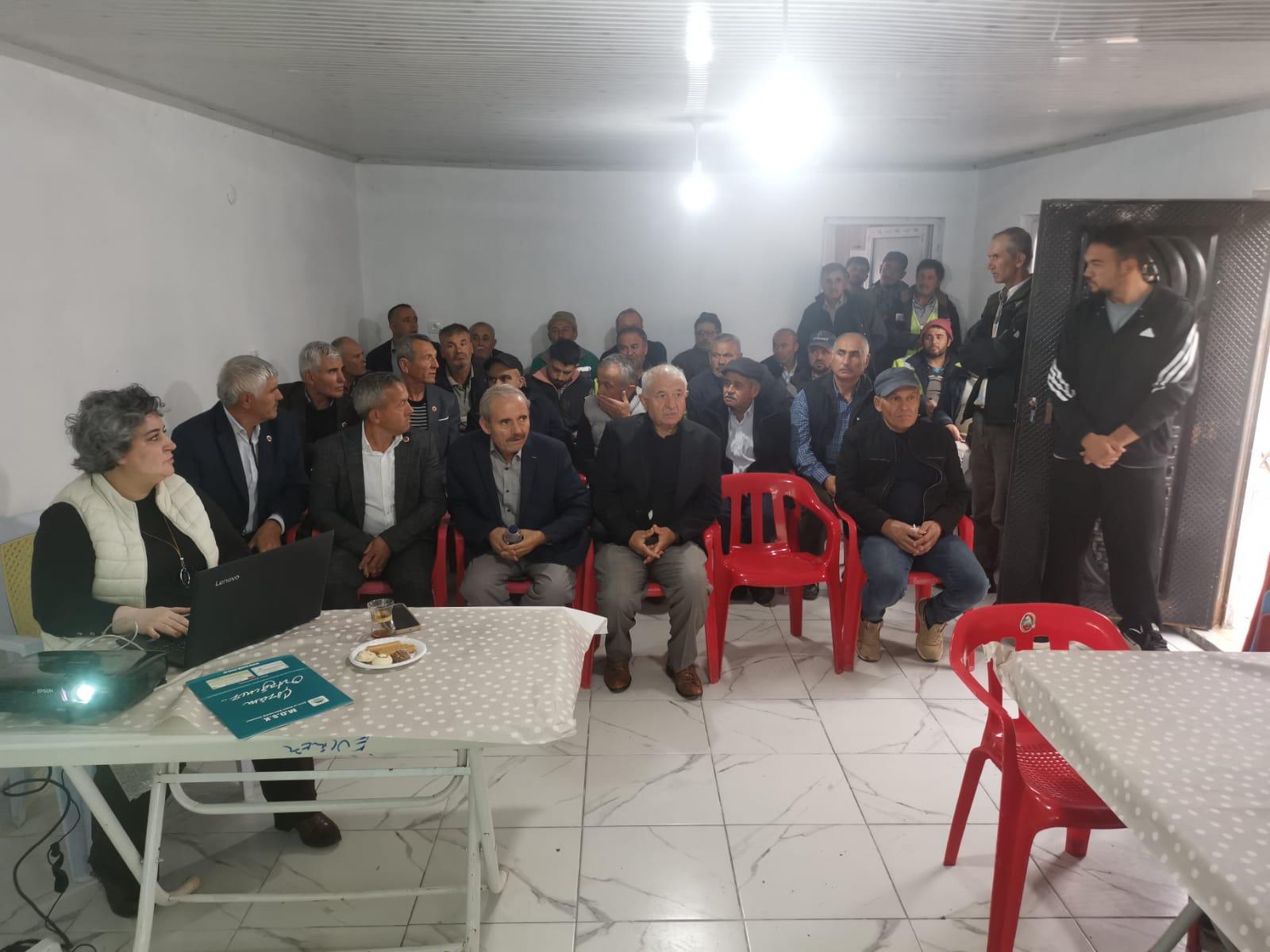 HALKIN BİLGİLENDİRİLMESİ VE SÜRECE KATILIM TOPLANTISI GERÇEKLEŞTİRİLMİŞTİR.(Kütahya İli Simav İlçesi Evciler köyü mevkii)