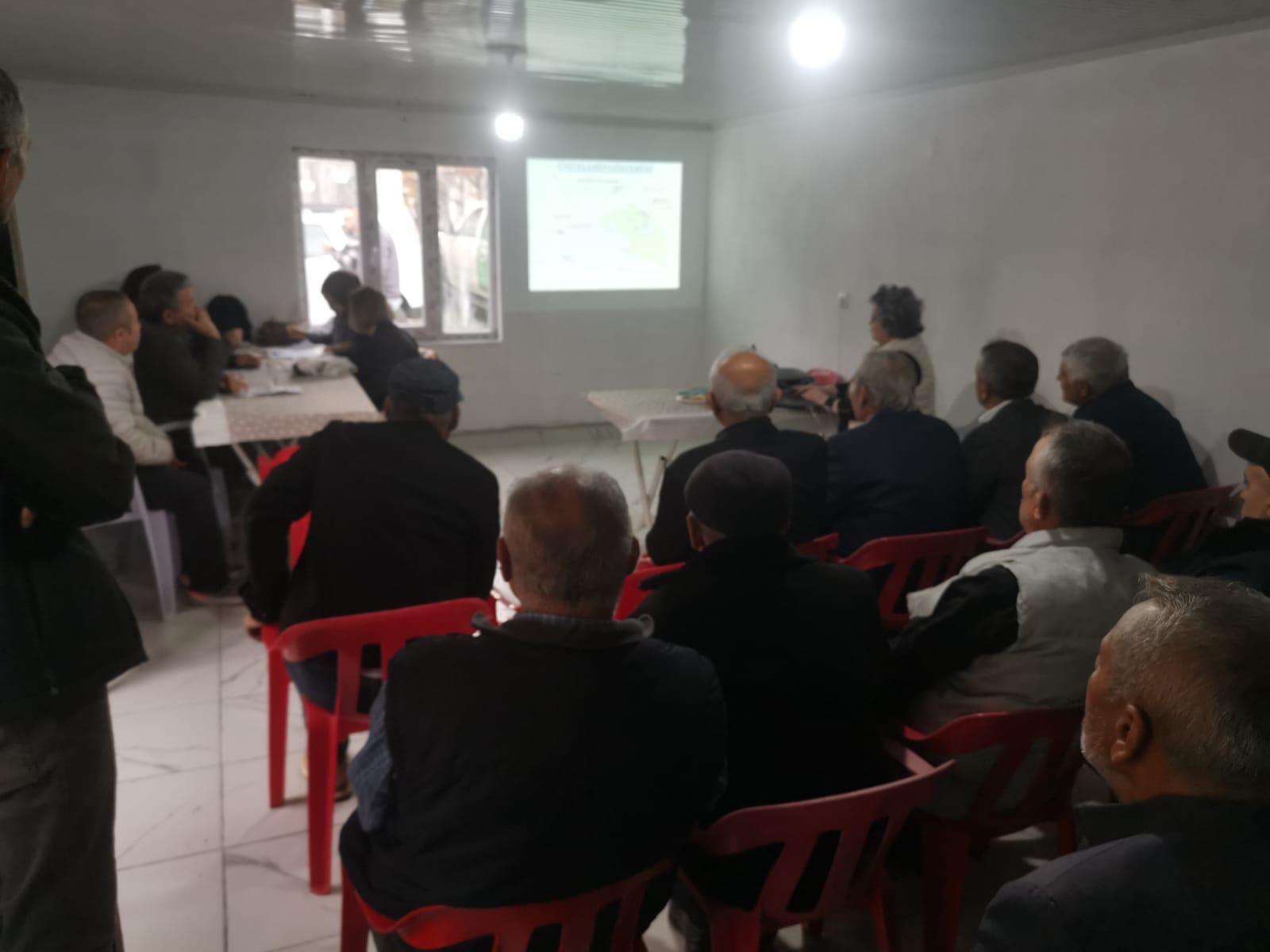 HALKIN BİLGİLENDİRİLMESİ VE SÜRECE KATILIM TOPLANTISI GERÇEKLEŞTİRİLMİŞTİR.(Kütahya İli Simav İlçesi Evciler köyü mevkii)